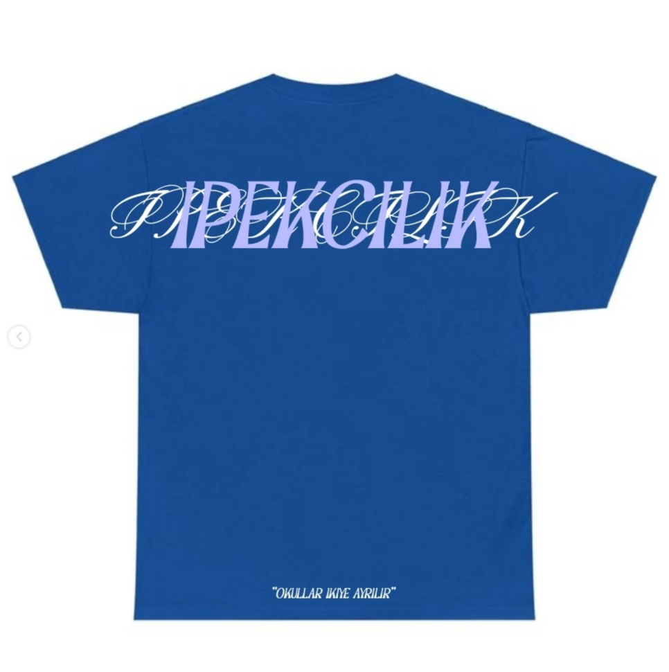 İPEK TEE — MAVİ arka