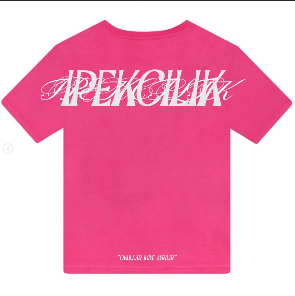 İPEK TEE — PEMBE arka